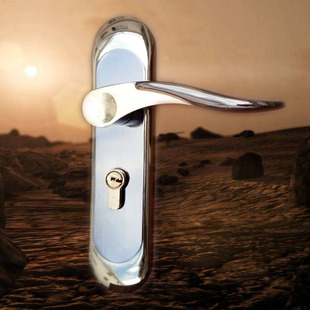 145mm孔距换锁金间黑门把手执手门锁室内门锁卧室门锁房间门锁具