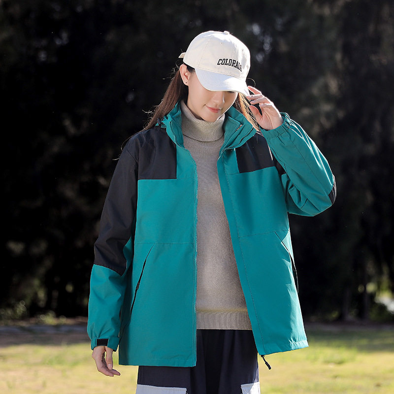 2023三合一冲锋衣宽松情侣春装美式复古机能冲锋衣男士休闲夹克