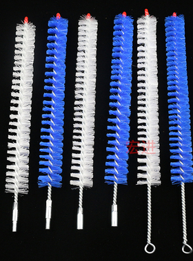 螺纹加长尼龙塑料管道刷 养殖水线清理器毛刷 清洗刷