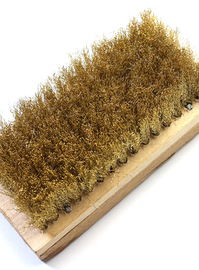 铜丝刷 铜丝方刷 双层铜丝板刷 除锈去毛刺抛光刷子曲铜丝刷子