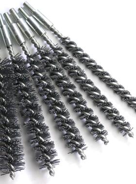 带螺纹磨料丝管刷 气缸刷 内孔抛光管道刷 冷凝器刷 通孔刷