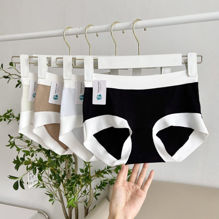 3条装全裤7A抑菌A类婴儿棉包臀无痕舒适亲肤少女中腰内裤棉三角