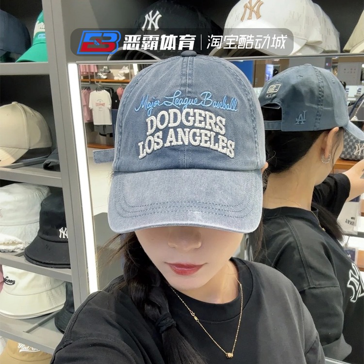 MLB情侣刺绣棒球帽25年秋季新款