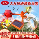 语音闪光驱鸟器太阳能风力果园专用赶鸟神器农田鱼塘户外吓鸟防鸟