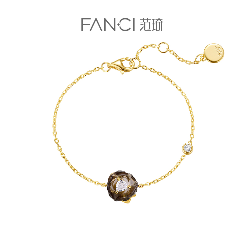 Fanci范琦女925银原创玫瑰手链