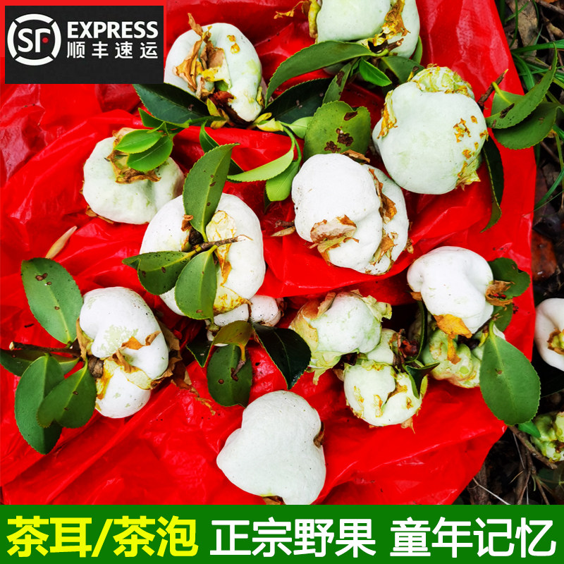 江西赣南野果新鲜茶泡干货茶果茶耳野生水果茶苞干果猪耳朵晒干