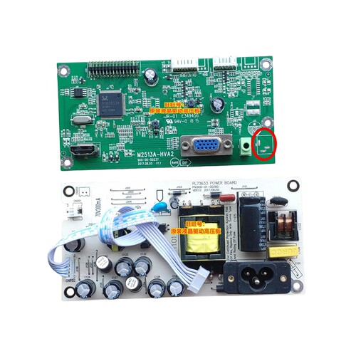 三色电源板M2435A驱动板PL73633