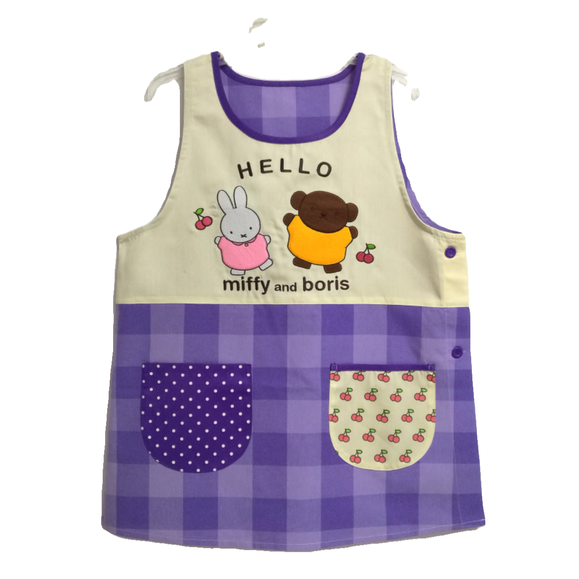 包邮成人围裙卡通日本日版韩国厨房女士女式简洁重工刺绣手工高档