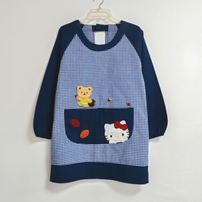 反穿衣围裙罩衣长袖围兜画画绘画素描厨房烧饭 日本日版日式卡通