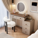 新款 实木梳妆台现代卧室简约化妆桌小户型轻奢床尾收纳一体化妆台