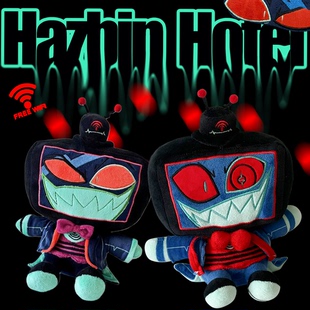 新款hazbin hotel极恶老大公仔礼物地狱客栈沃克斯VOX毛绒玩具