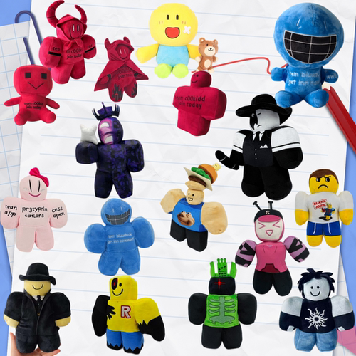 爆款ROBLOX Forsaken noob毛绒玩具Bluudude布鲁杜德公仔玩具收藏