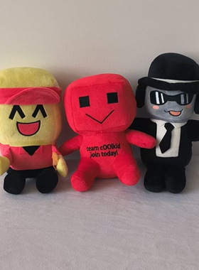 新款超酷Chance Plush游戏周边Roblox卡通毛绒玩具C00lkidd玩偶