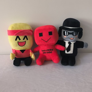 新款超酷Chance Plush游戏周边Roblox卡通毛绒玩具C00lkidd玩偶