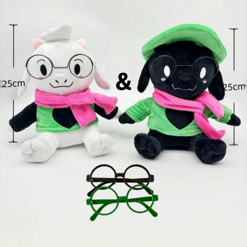 跨境新款Deltarune游戏 Ralsei白羊毛绒玩具黑羊公仔儿童礼物