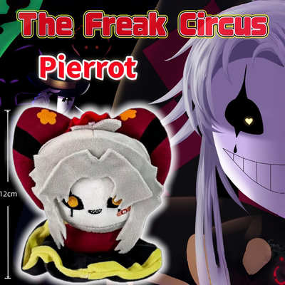 新款怪胎马戏团TheFreakCircus游戏Pierrot皮耶罗白面小丑棉花娃