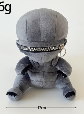 跨境新款异形夺命舰系列Alien Romulus毛绒公仔超软玩具车载礼物