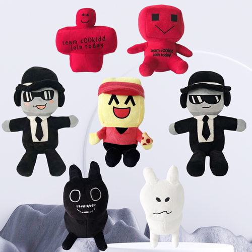 爆款超酷Chance Plush游戏周边Roblox卡通毛绒玩具C00lkidd玩偶