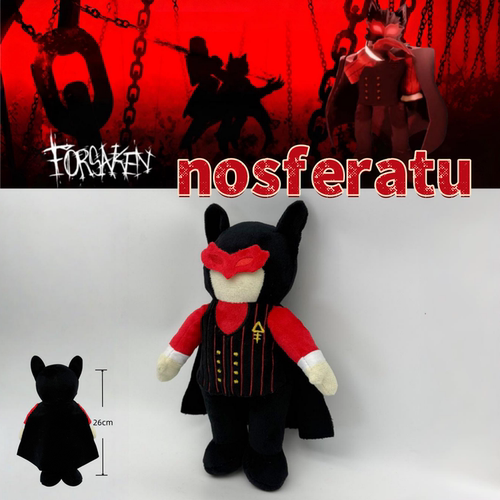 Robloxnosferatu吸血鬼毛绒玩偶