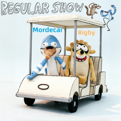 RegularShow毛绒公仔棒棒伯