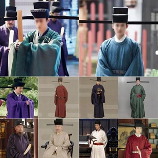 古装男大臣王爷服圆领官员朝服宋朝影视巡抚县令书生员外演出服装