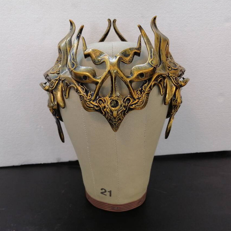 古装影视剧武侠男头冠3d树脂打印复古专业剧组道具男发冠头饰额饰
