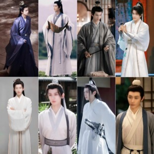 魏晋风男士古装影视剧飘逸侠客服公子服侠客仙侠剑客世子王爷大臣