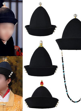 折檐帽飞鱼服古代造型汉服男帽
