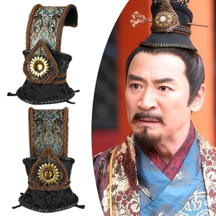 男款成人古代演出帽大臣头冠帽古装头饰员外帽子男士汉服配饰帽子