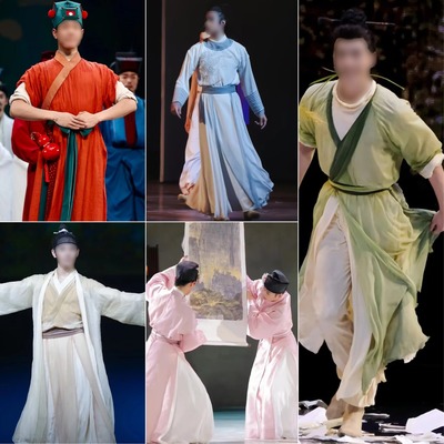 千里江山图男装女装飘逸艺考服装