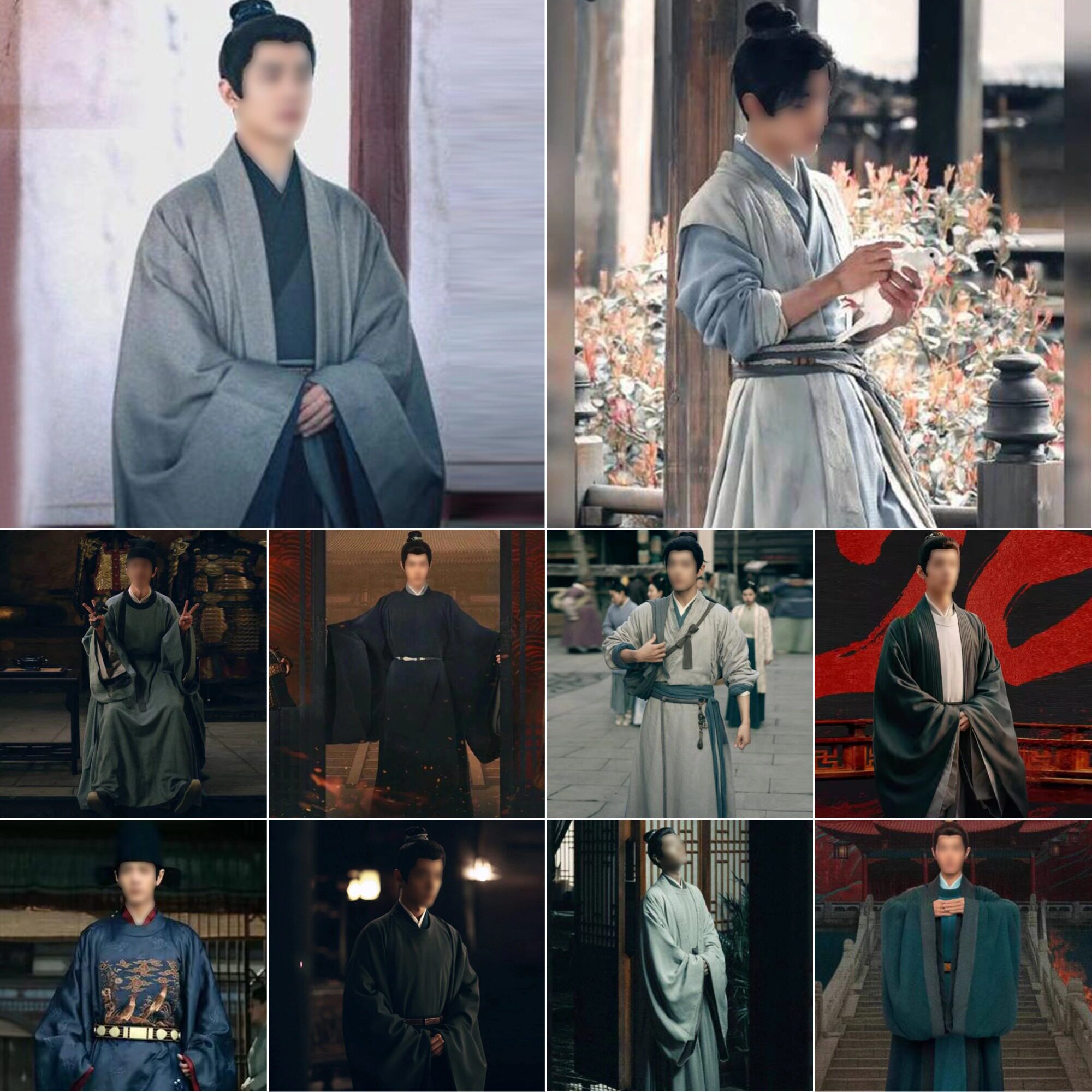 大袖衫大臣汉服明朝官员公子影视古装剧同款男士服装书生圆领袍子