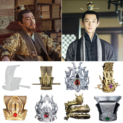 古装男士束发头冠树脂超轻