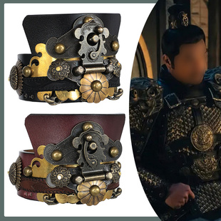 将军王爷战袍配饰发饰演出道具古装影视剧将军束发发冠古风公子冠