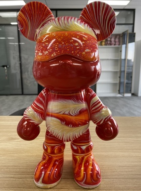 32cm精品流体酷酷成品 电视柜家居摆件 婚礼高档礼品定制