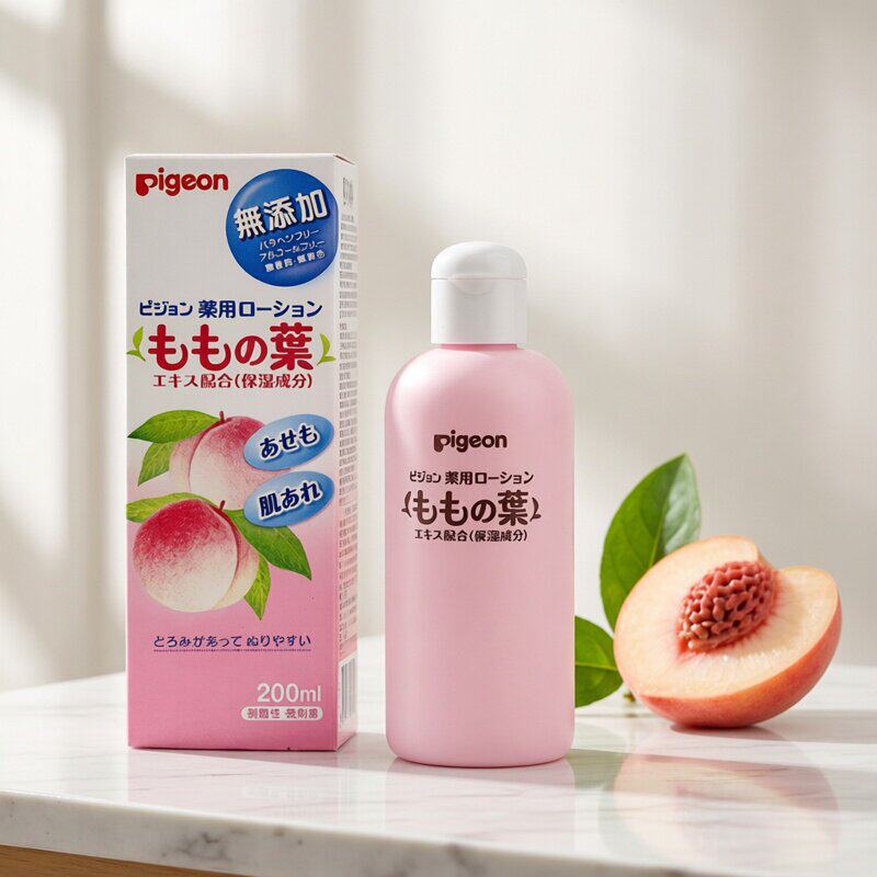 日本贝亲新生儿童痱子液体爽身粉