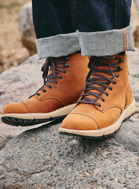 Danner丹纳 都市休闲户外男Logger 917 cap Toe GTX防水工装靴V底