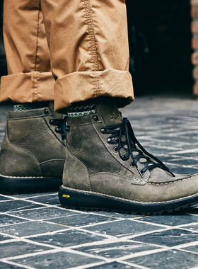 Danner丹纳 都市休闲户外男Logger moc 917GTX防水工装靴V底防滑