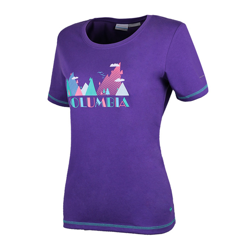 T-shirt sport pour femme COLUMBIA à manche courte en nylon - Ref 2027481 Image 2