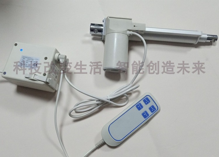 一拖一电动推杆  医疗床电动推杆 24V直流低噪音推杆 200行程