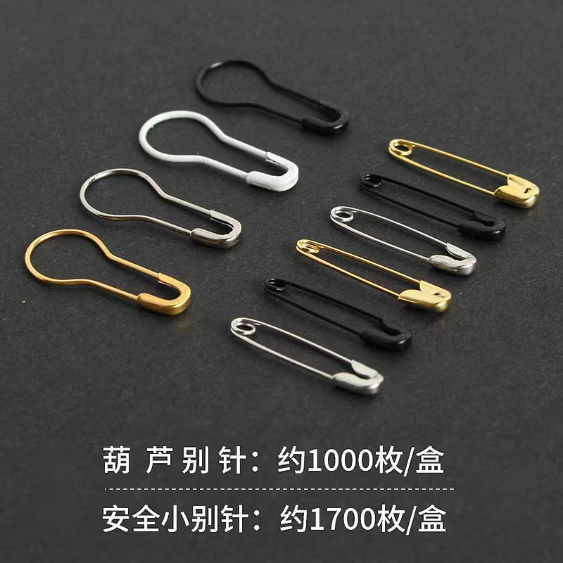 구리 조롱박 핀 교수형 태그 작은 옷가게 라벨 버클 핀 브로치 옷을 고치기 위해 종이 클립 종이 클립