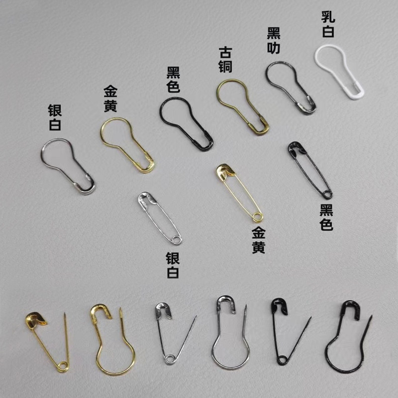 구리 조롱박 핀 교수형 태그 작은 옷가게 라벨 버클 핀 브로치 옷을 고치기 위해 종이 클립 종이 클립