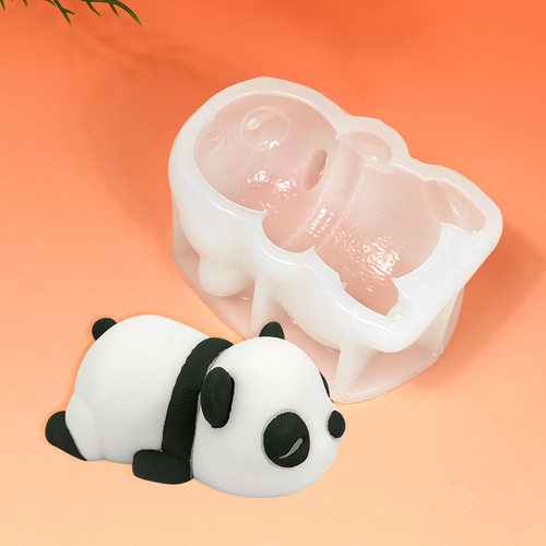 熊猫慕斯硅胶模3D卡通立体慕斯
