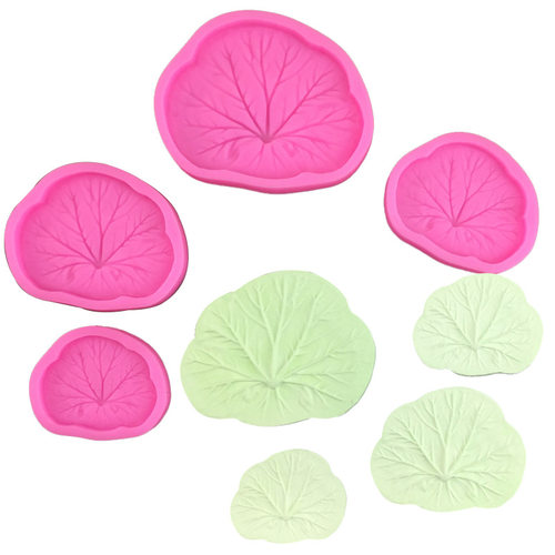 荷叶硅胶模具配荷花莲花翻糖