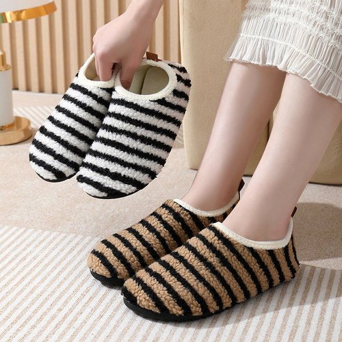 海漠川加绒厚底健身运动软底