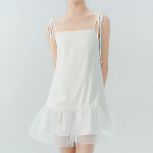 芭蕾舞吊带连衣裙 纱幕 blushwhite bridal