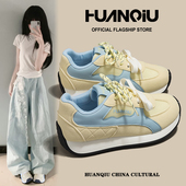 阿甘老爹鞋 女透气2026春季 新款 环球小众不撞款 德训百搭轻便运动鞋