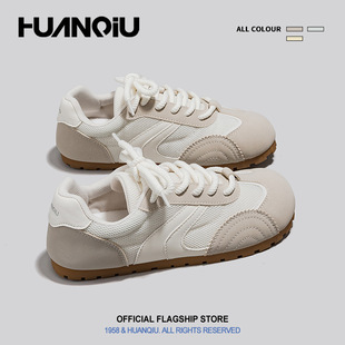 环球多巴胺网面德训鞋女2026新款爆款夏季女鞋百搭轻便舒适休闲鞋