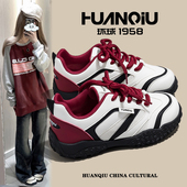 女款 2026春季 新款 环球防滑登山鞋 百搭轻便运动休闲增高阿甘老爹鞋