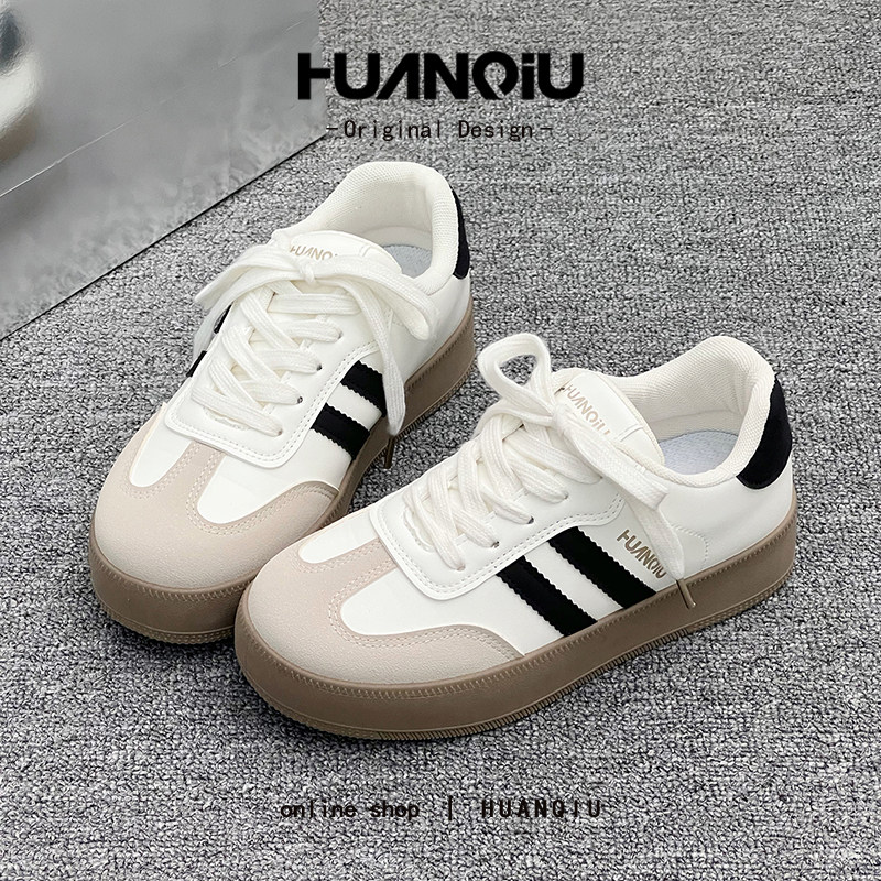 环球经典厚底德训鞋女款2026新款爆款小白鞋百搭增高运动休闲板鞋,女鞋,德训鞋,淘宝优惠券,粉丝福利购,淘宝优惠卷