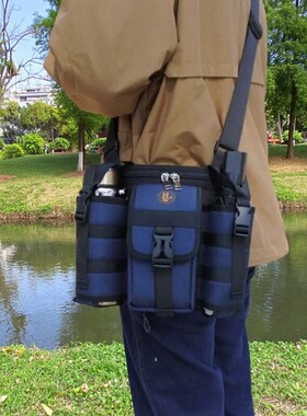 2026防泼雨双插水壶杯位男单肩斜挎7.9寸IPADMINI伞外出便携小包